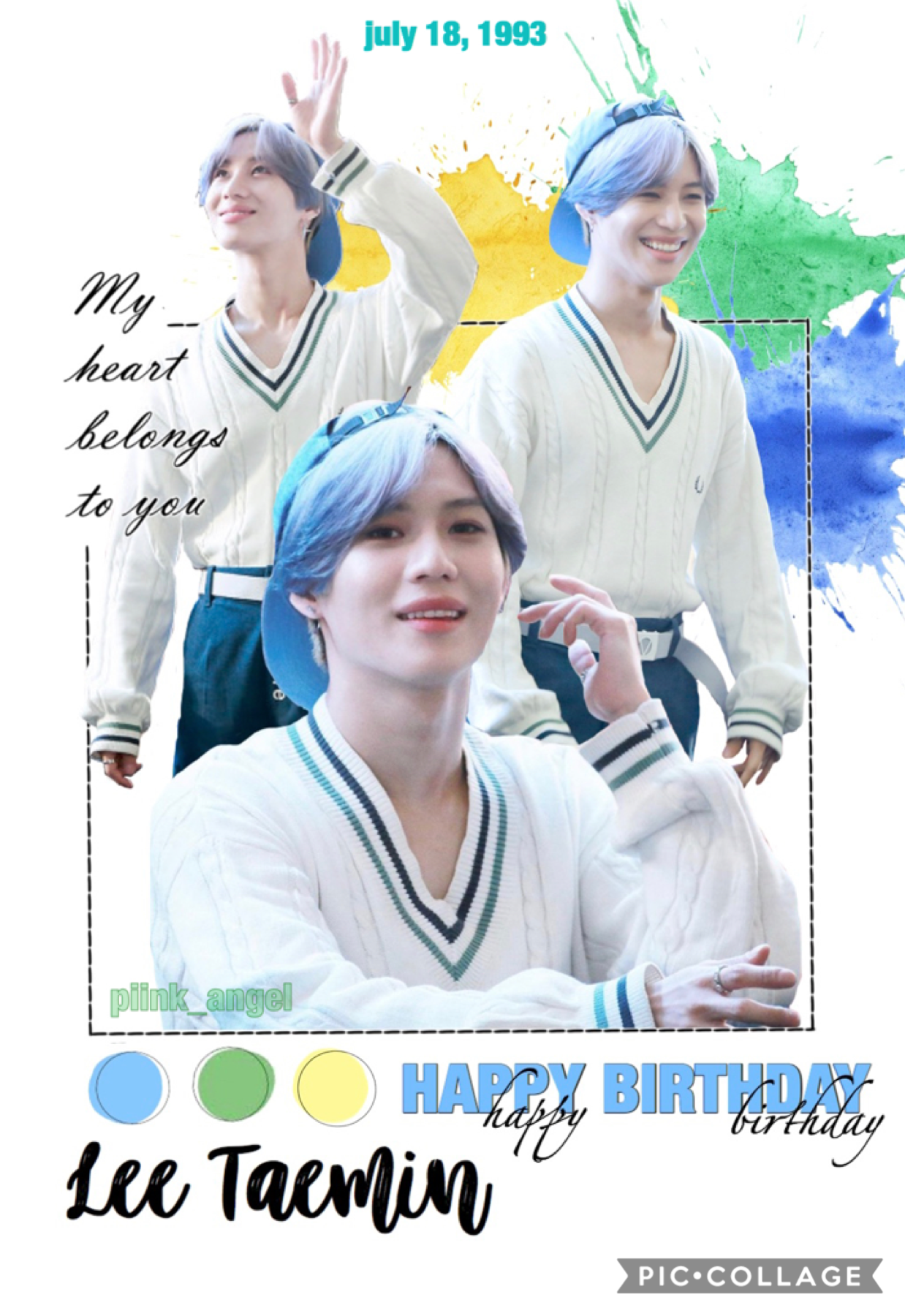TAP 🍓
I was trying to complete another edit before i posted this one, but I didn’t like it and started over too much 😪
Happy Birthday Taemin!!! 
I hope you’re all having a great day, are staying safe, and are happy!
🍃🌺