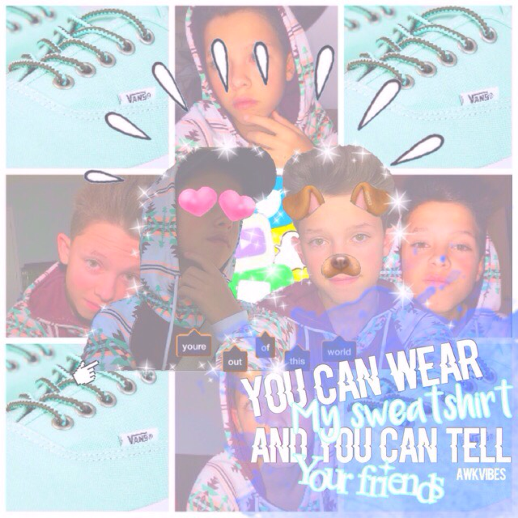 🐶TAP HERE🐶
I really love this edit💕🤔 and I was sorta inspired by @Tania_Davila😛 so half CREDS to her because I got the idea form her but I changed some things up to make it my own🤓