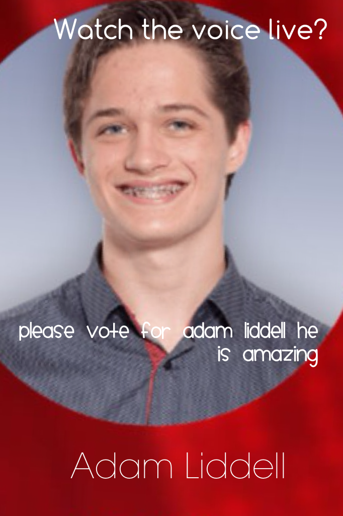 Please vote for him 