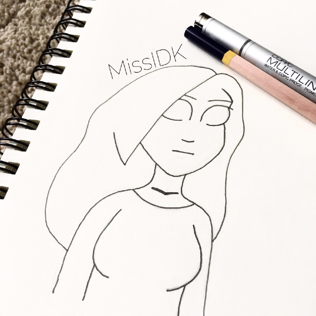 💙TAP HERE FOR ART STUFF💙
The sketch was so perfect 😓 A quick drawing of Adrienne 💙 Like for more!👍//💙MissIDK
