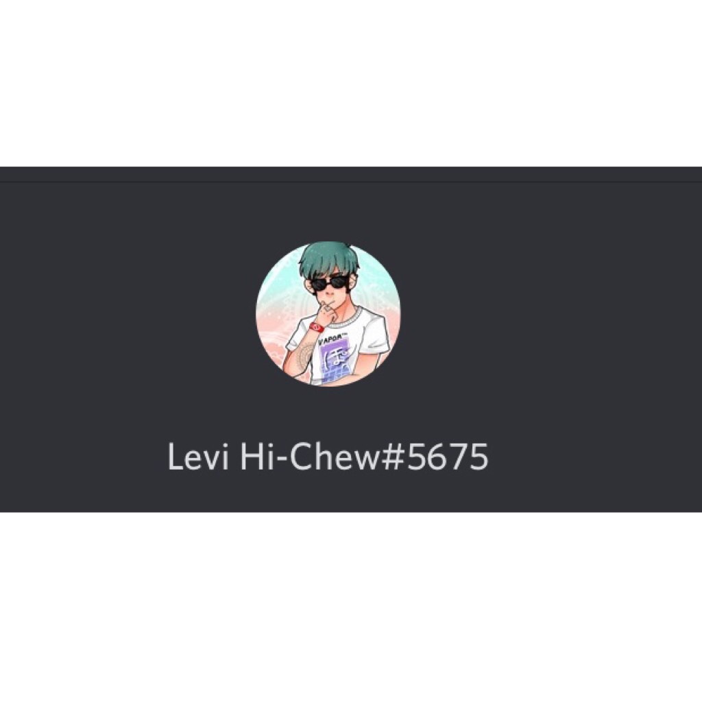 Forgot to post my Discord 