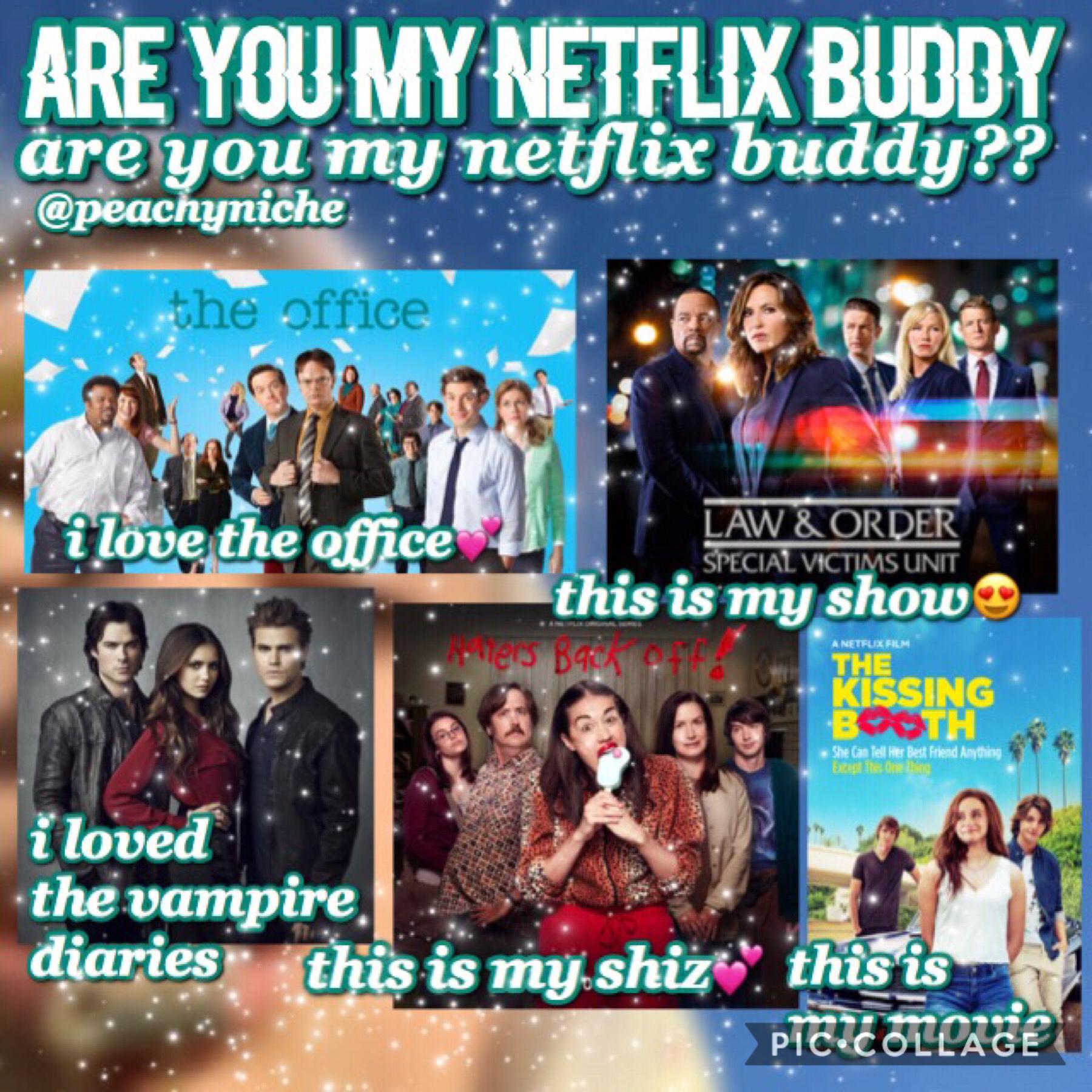 ♡Tap



peachyniche::❃
Hey everyone! These are some of my favorite Netflix shows and movies! What are you fav shows/movies.Goodbye my loves💕.Comment below what you think I should do next.

—date:7/2/18
—time:12:57am
—qotd: what’s your fav movie?
::❃
