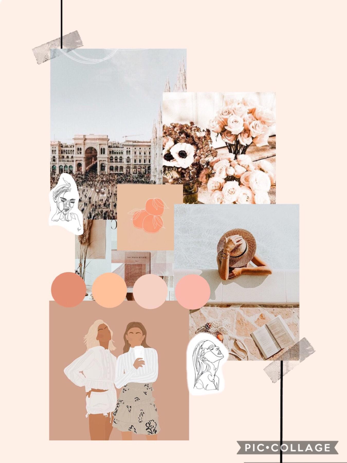 Tapppp ☼

Hey guy’s Hope you like this collage. It is based on my aesthetic, I love peachy pinks and greys. Pls like and comment, thx ❥❥