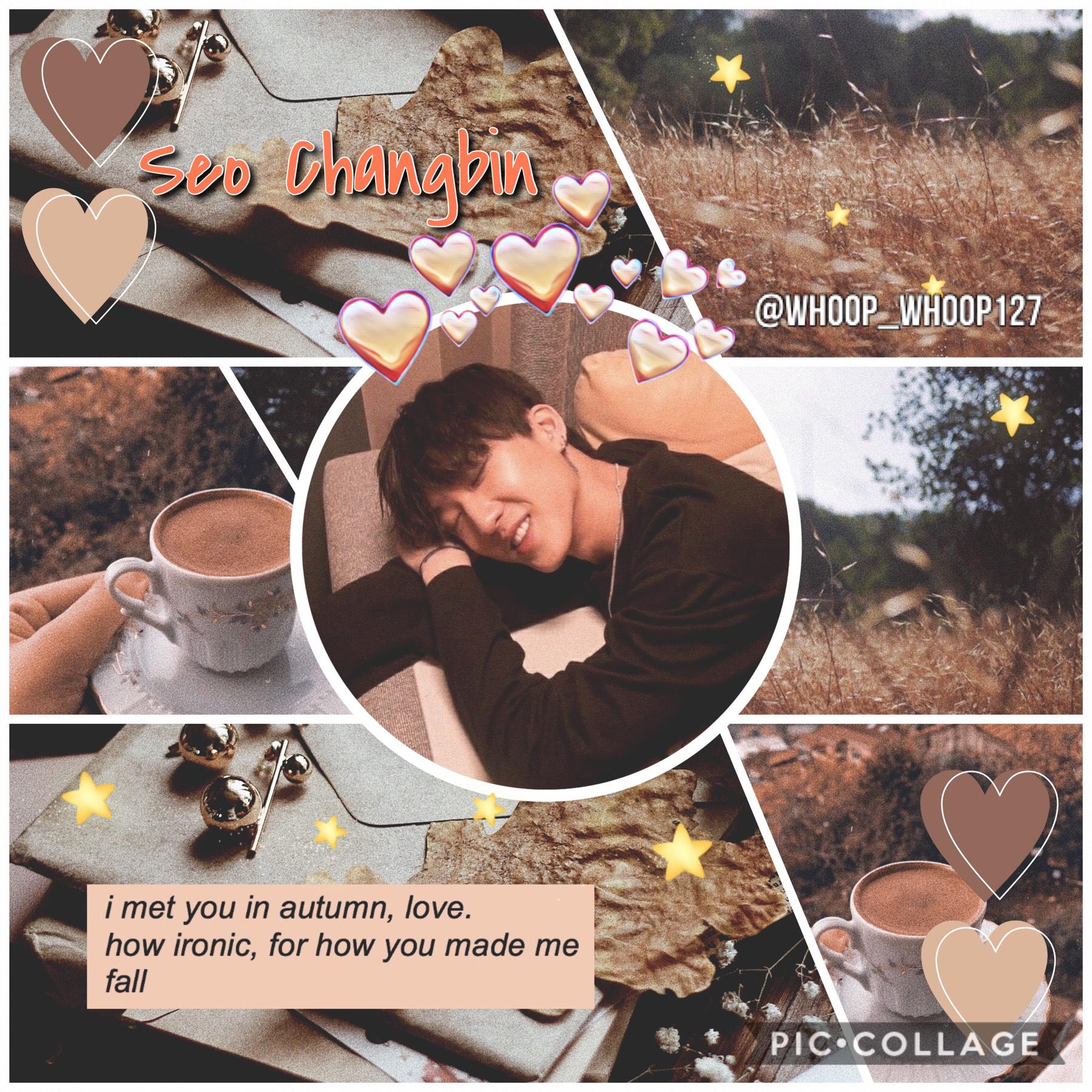 •🚒•
🍂Changbin~Stray Kids🍂
Really vibing with the autumn aesthetics🤙
I’m sure you all heard the news about Hwall leaving The Boyz and Woojin leaving SKZ... I’m still extremely shocked and sad but we got to support them no matter what❤️ SKZ 9 or none :’) *D