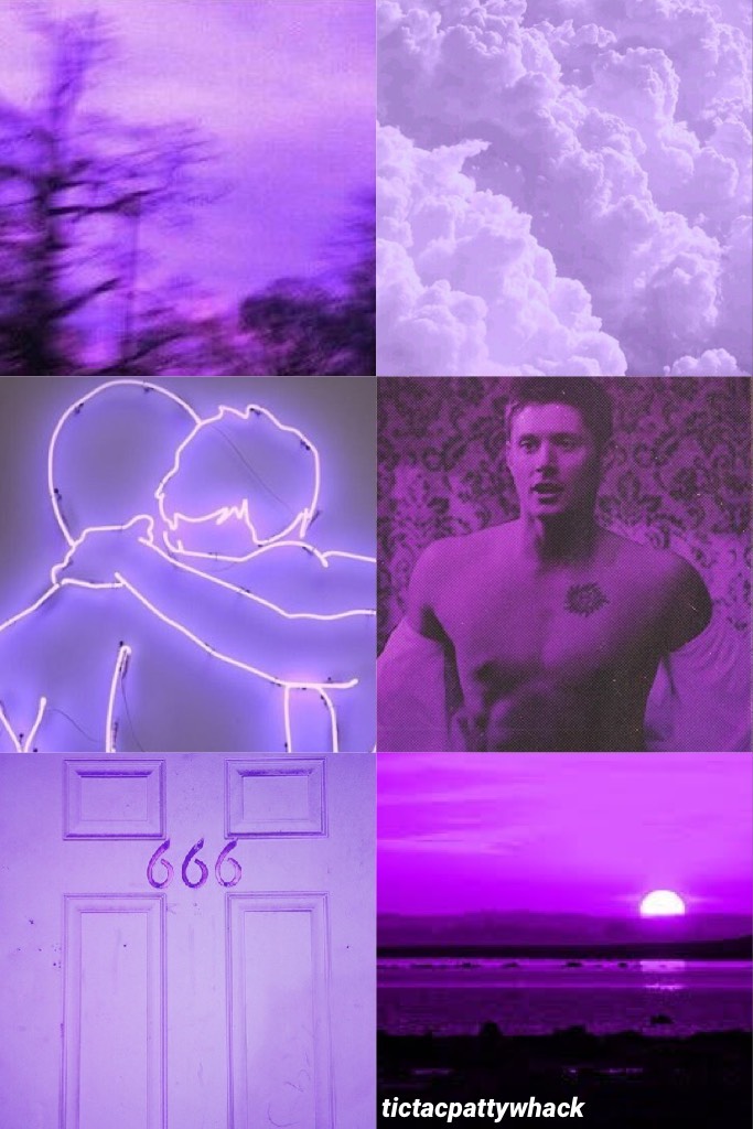 dean winchester+purple
