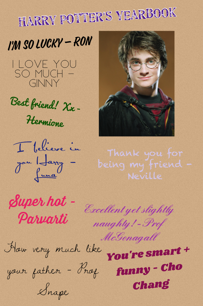 Harry Potter's Yearbook