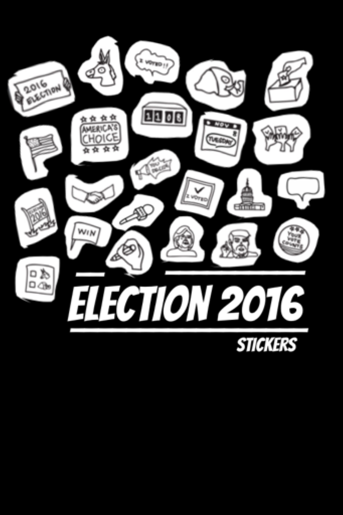 CLICK IF YOU LOVE LITTLE TRICKS
COLLECT THESE TO HAVE FREE ELECTION STICKERS (Pic Collage sells them for $0.99