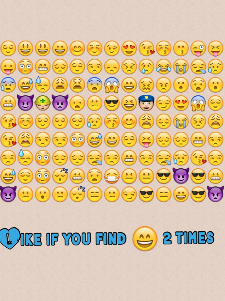 Like if you find 😄 2 times