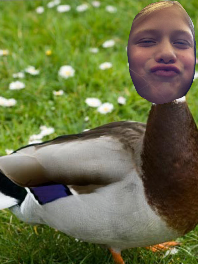 Duck face LOL