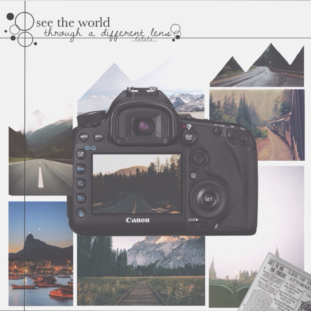 "see the world through a different lens"📷💖