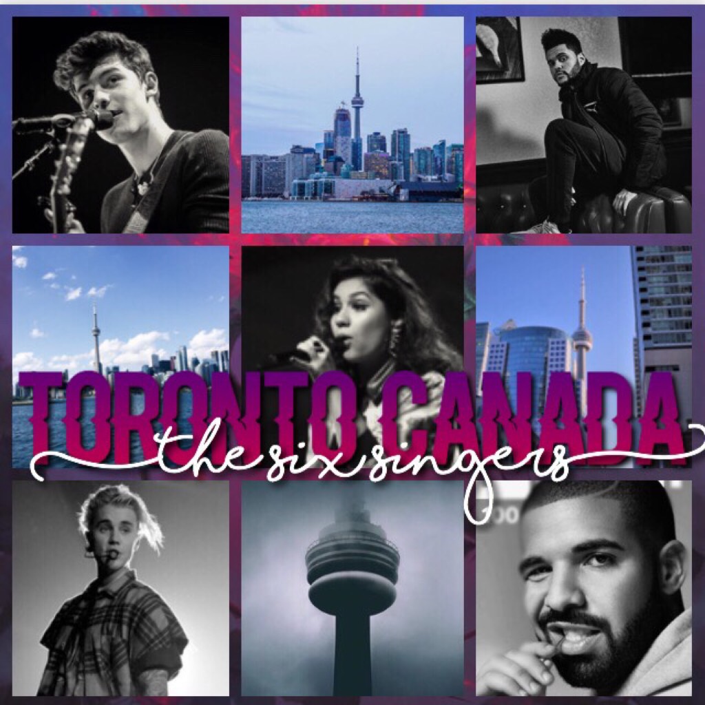 CLICK
So this year is my countrys 150 birthday so I decided to make a post of some famous singers from the six (Toronto) shawn mendes, the weeknd, alessia Cara, Justin Bieber, drake and much more!