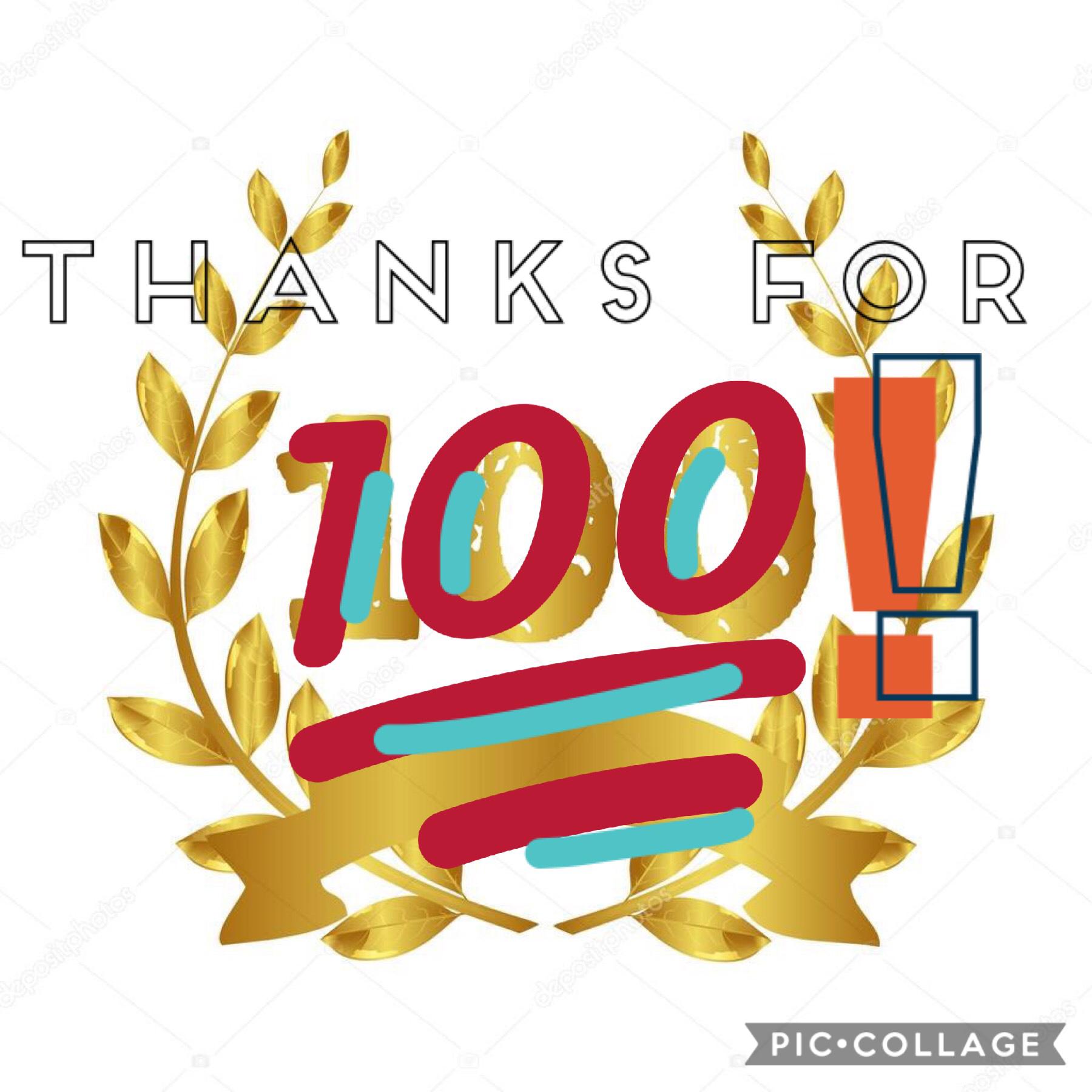 Hey peeps!! Thank you very much for 💯 followers!!! Stay awesome!! 😃