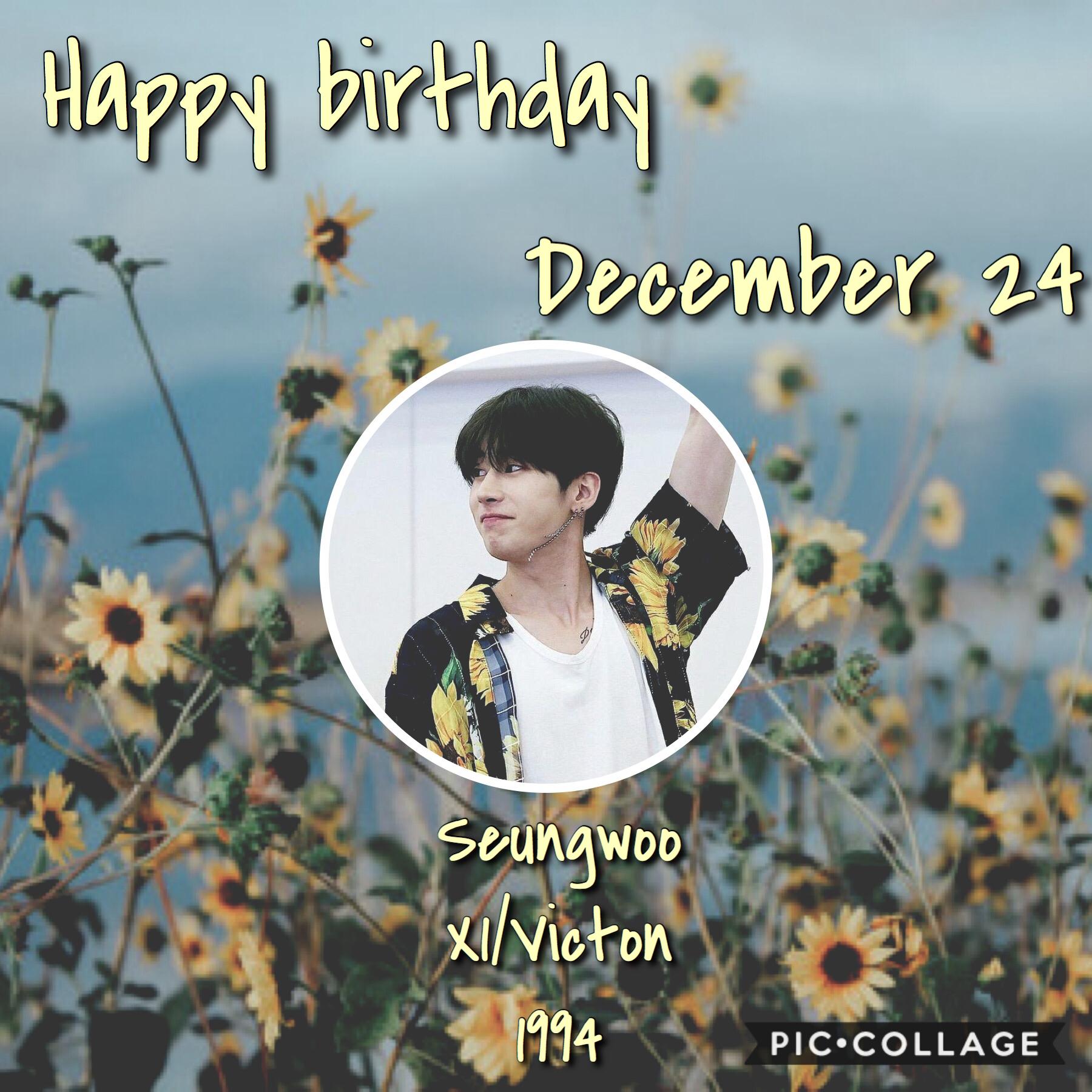 •🎈❄️•
Happy birthday Seungwoo! He’s so talented and deserves to be in his spot in X1❤️ 
⛄️❄️~Whoop~❄️⛄️