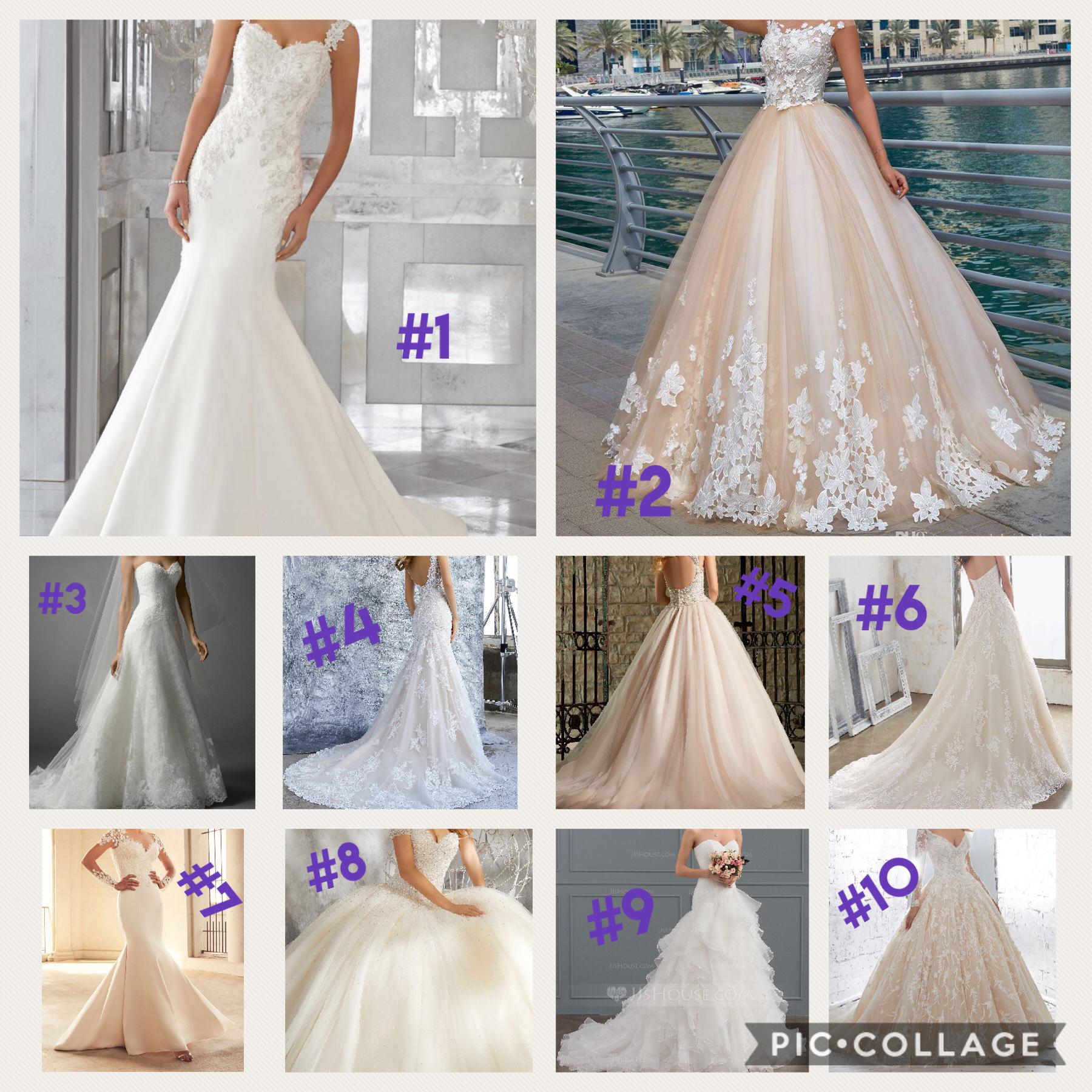 Which one would you wear on your special day?