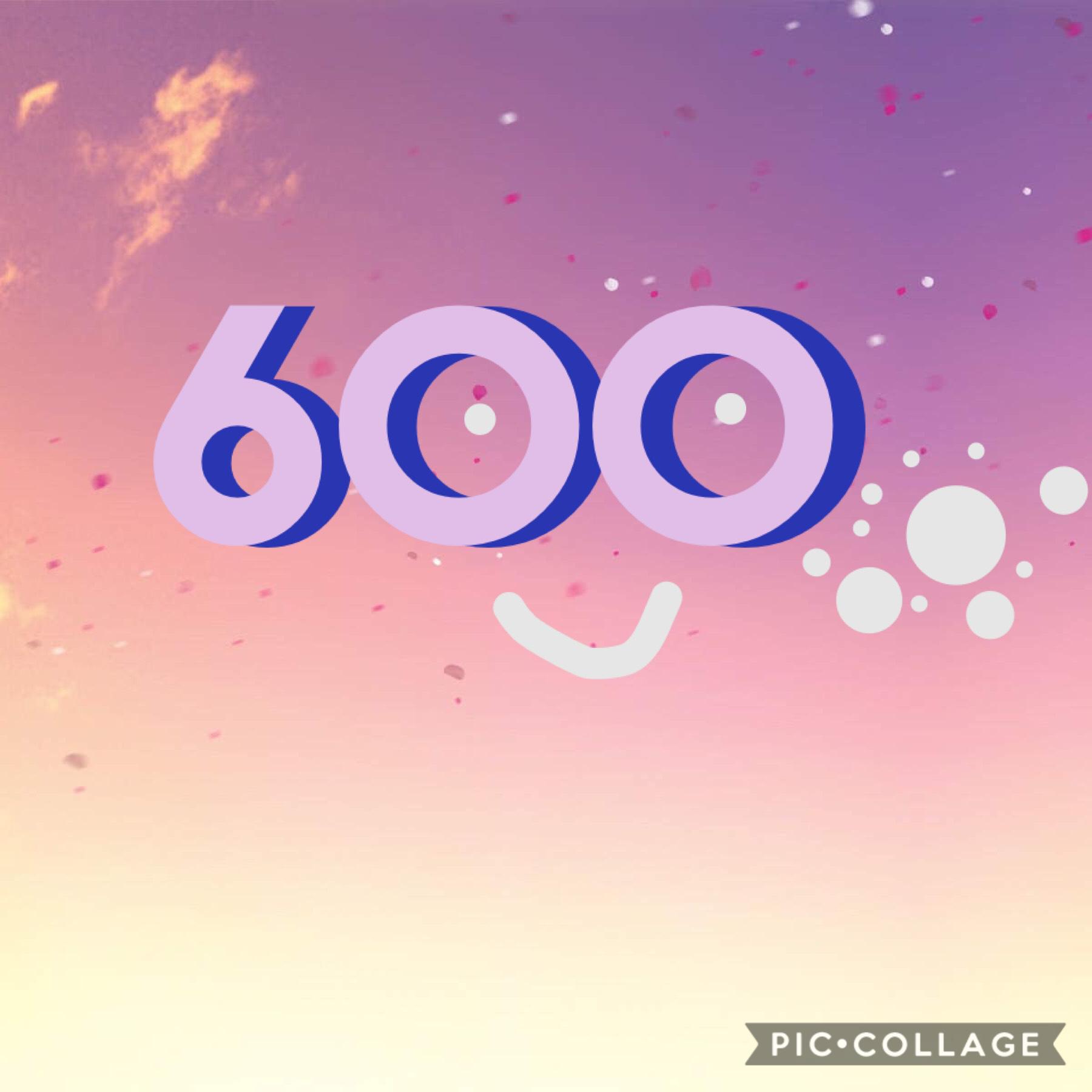 YASSSS 600!!!!! THX GUYS!!! Shout out to ashes-to-roses for being my 600th!!!