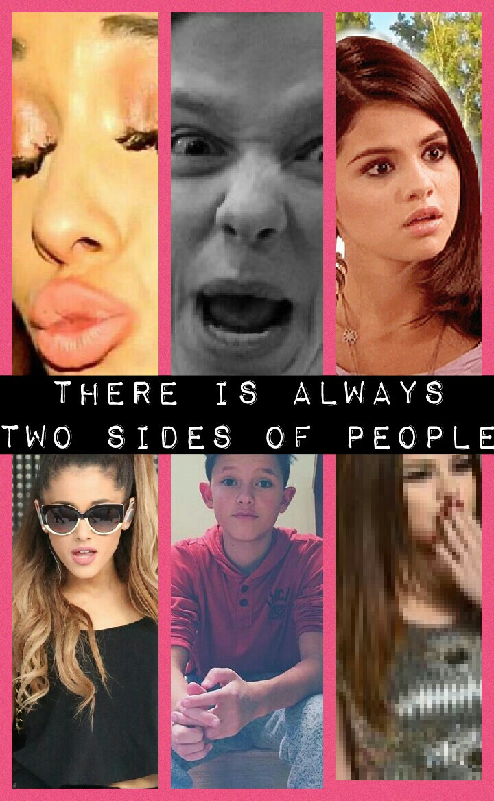 There is always two sides of people😂💕