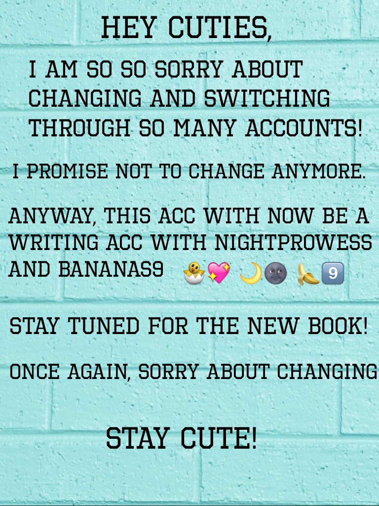 📚Tap📚
Now a writing acc, yes, I keep changing, soz!
