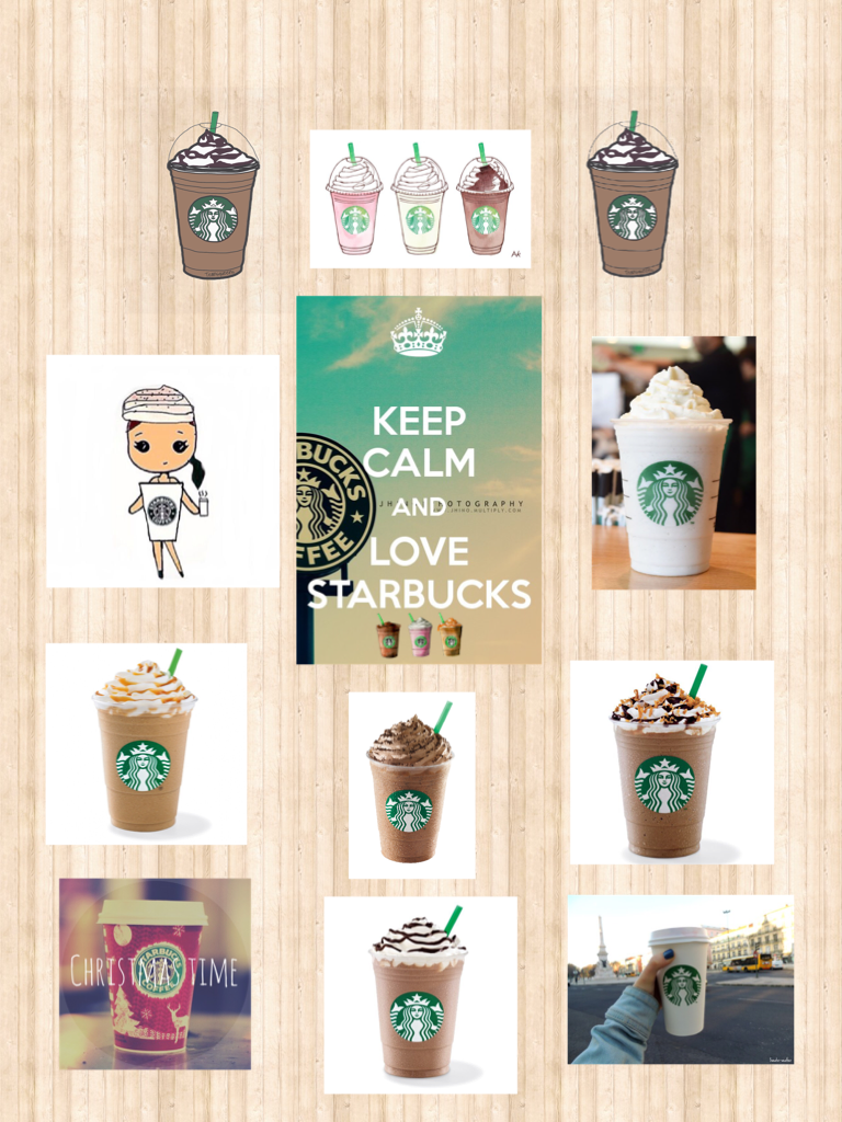 Keep calm and love Starbucks's 