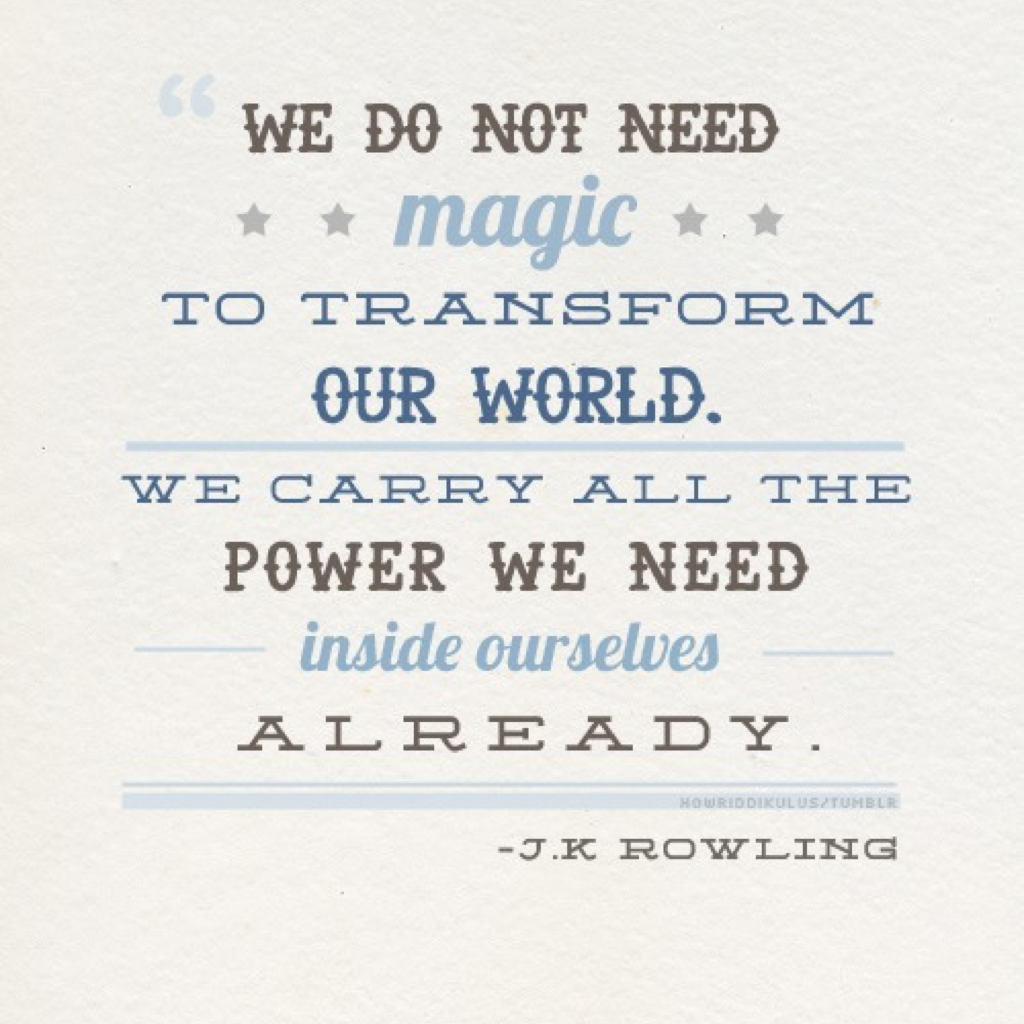 Start off your morning with a quote by the fantastic J.K. Rowling✨😊