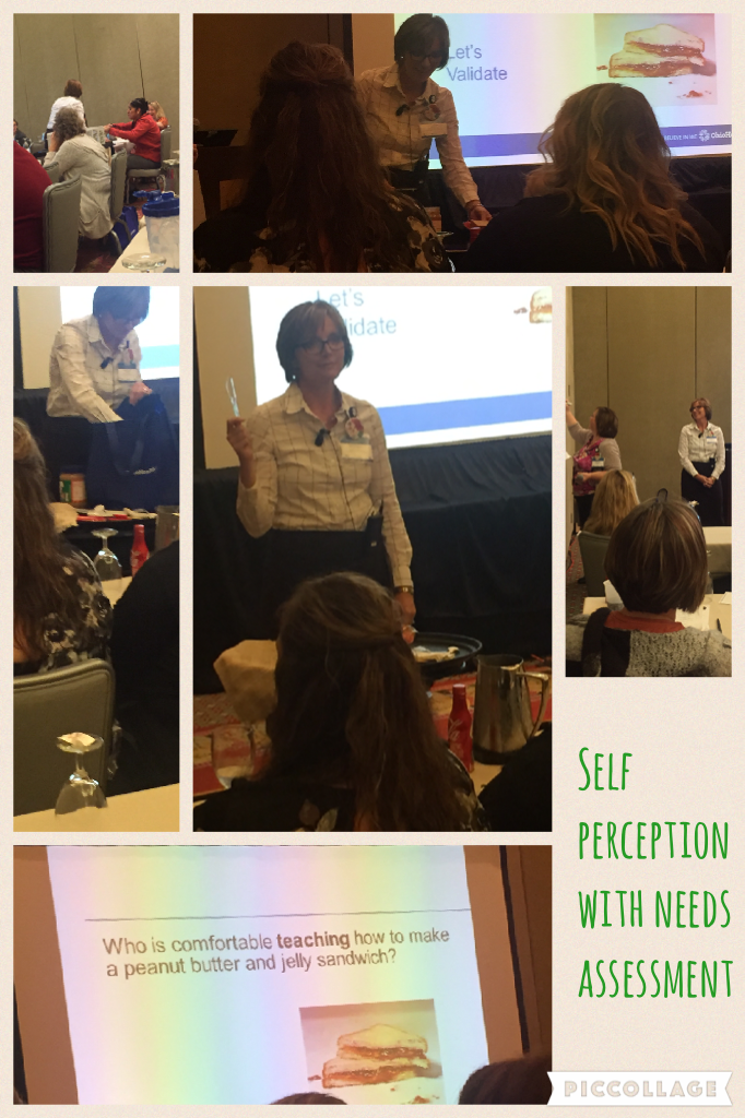 Self perception with needs assessment must validate results #BP&J  #believeinWE #TRACclass 