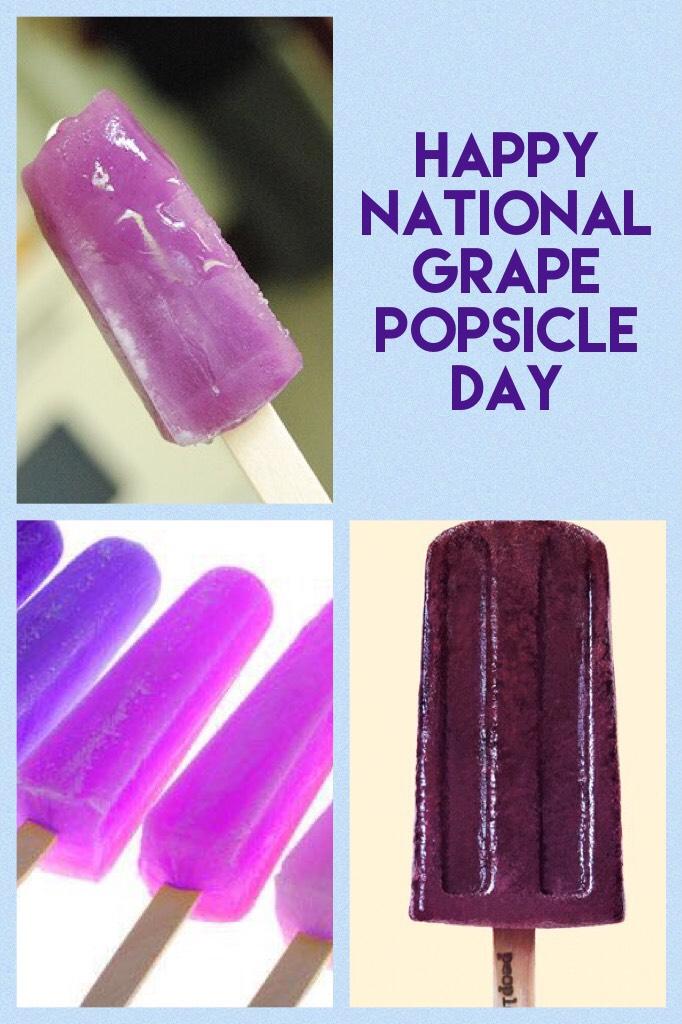 Happy national grape popsicle day🍇🍇