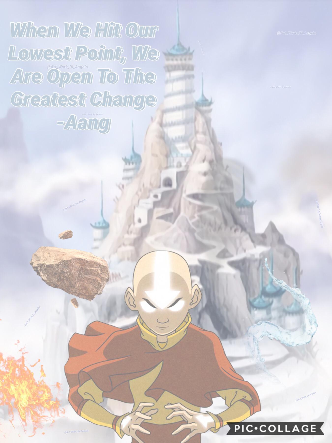 Here’s Aang!! Sorry for not posting I’ve just been s busy
