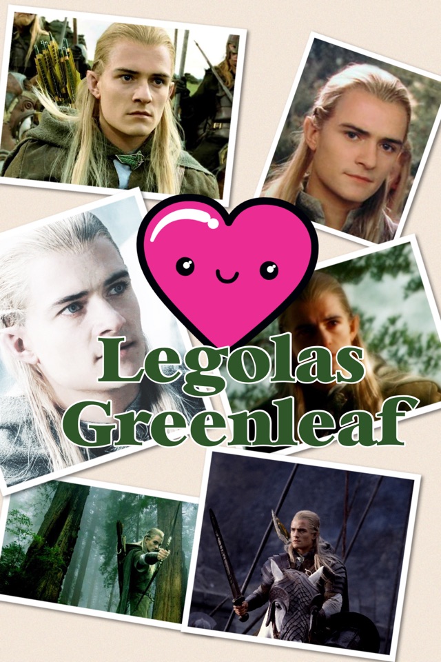 Legolas Greenleaf fan collage <3