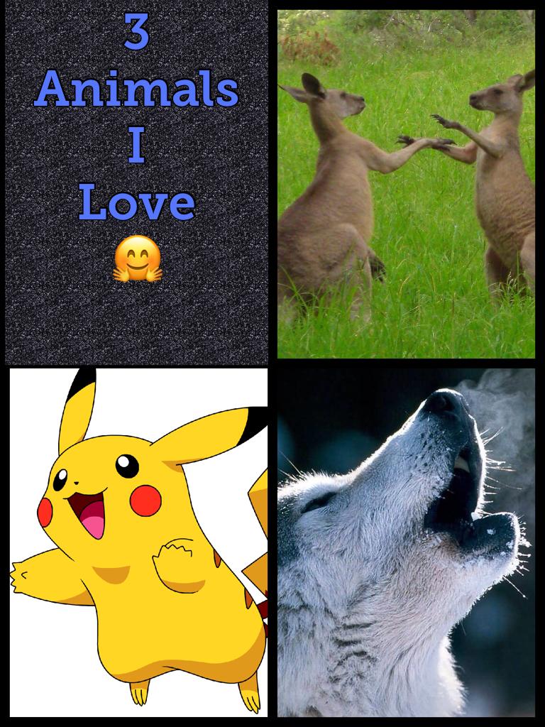 3
Animals I
Love 🤗
