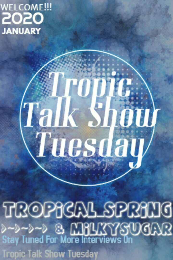 WELCOME To Tropic Talk Show Tuesday!! Interview with Milkysugar Go give her a follow!! I hope you guys enjoy this!! Stay tuned each week to hear how each user started out on PC, what their motivation is and how they got to the point they are!!