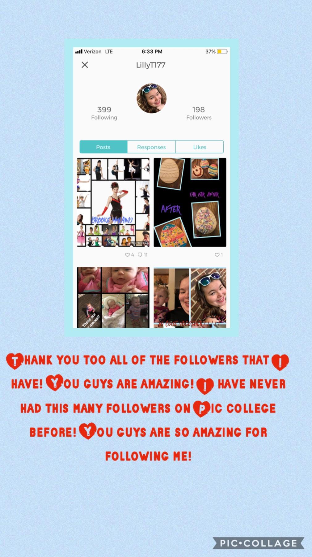 Thank you to all of my followers!