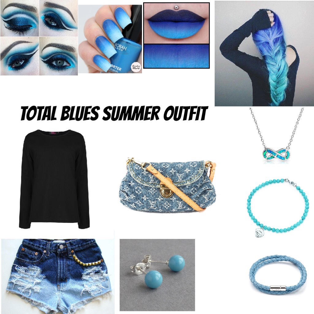 Total blues summer outfit