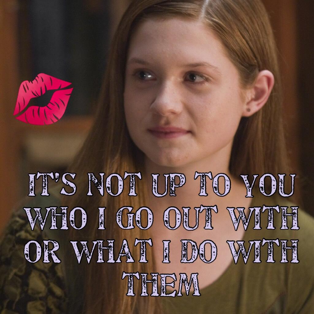 Go Ginny Weasley 😘😋😘😋