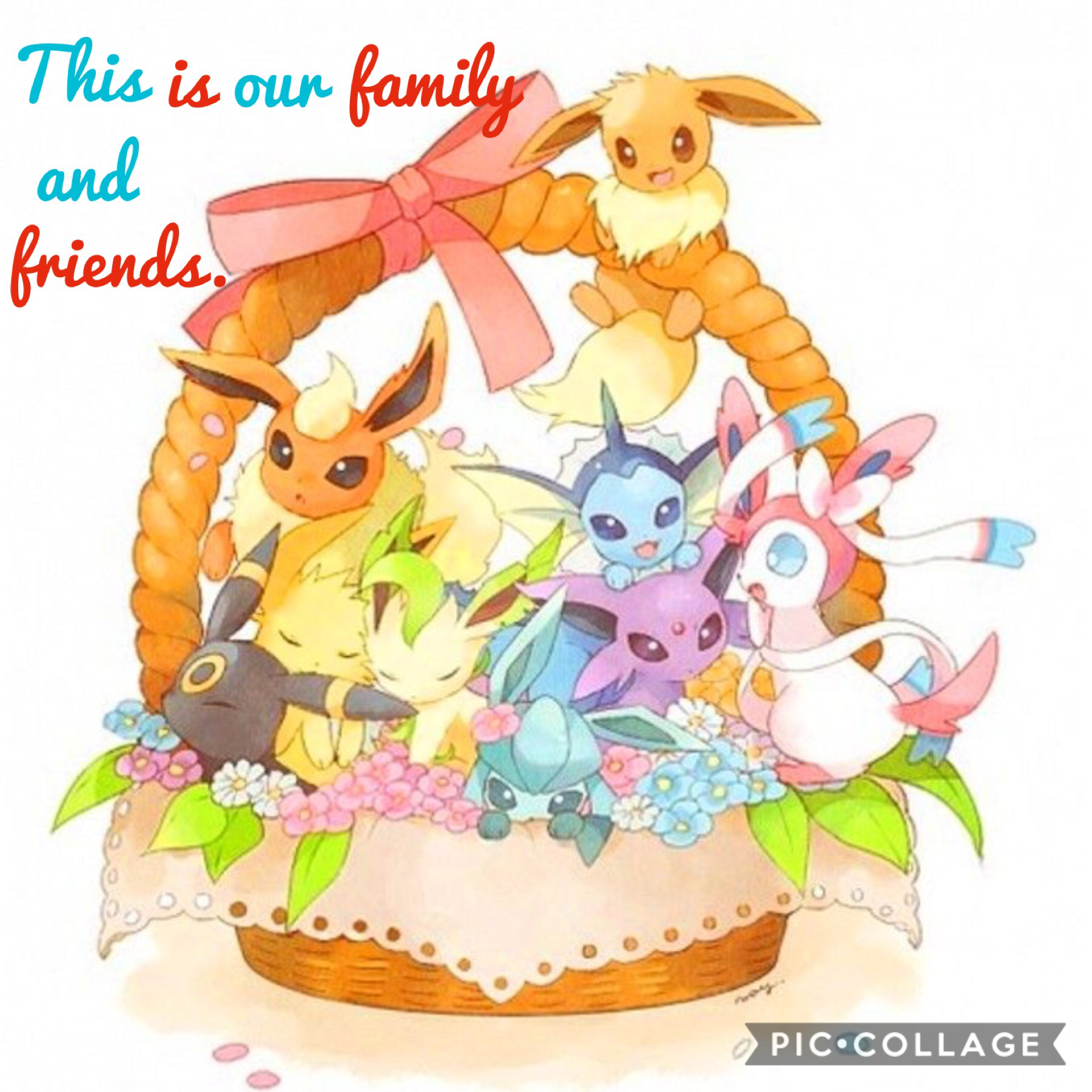 This is our family and friends 