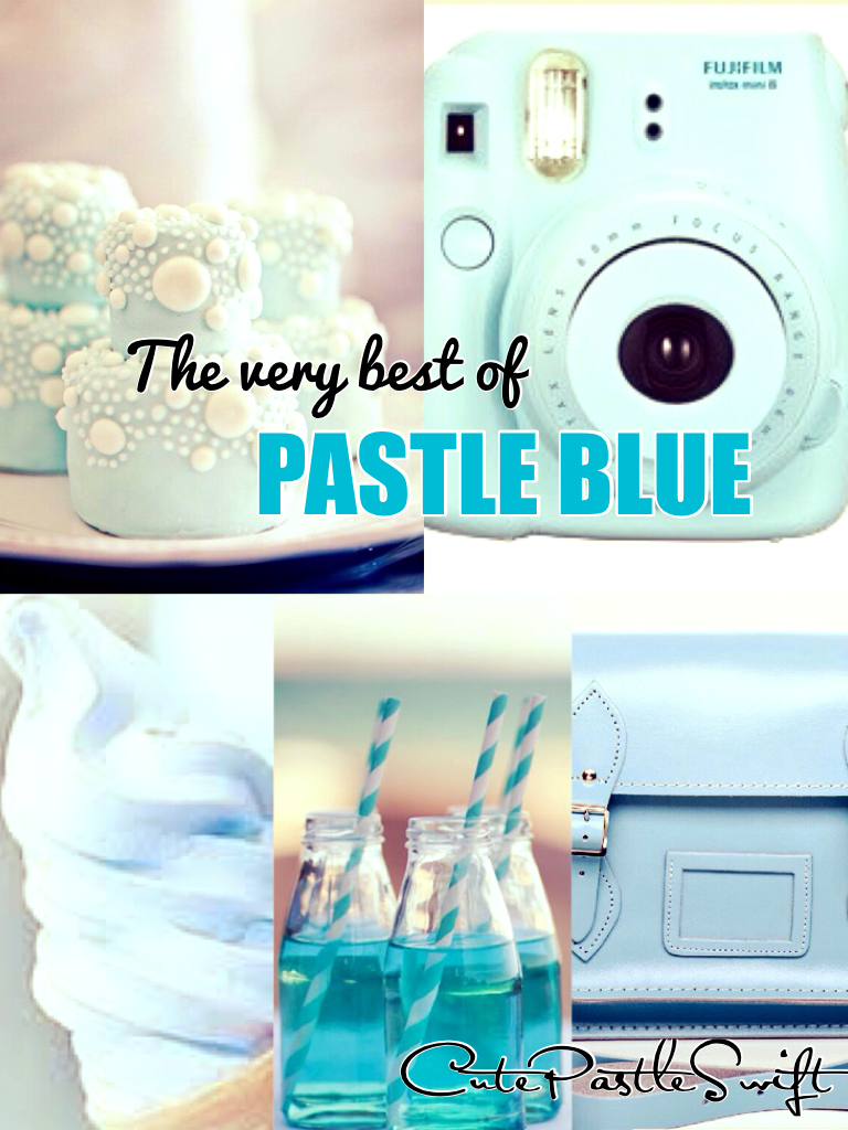 The pastel colours - BLUE 💧🐳💙🎽💎📘