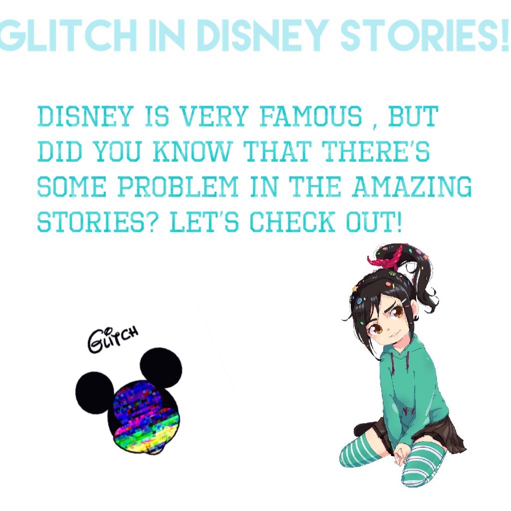 Glitch in Disney stories!