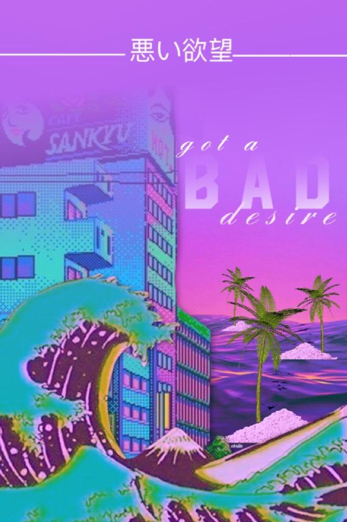 um decided to try out some vaporwave aesthetic??? idk??? also i experimented a lot in this collage with the ombré effect lol i hope it looks decent ALSO if you have seen me repost this twenty times i apologize