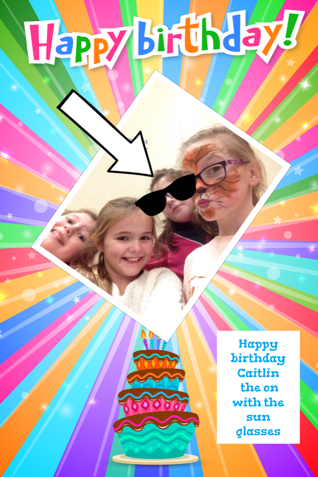 Happy birthday Caitlin 
 