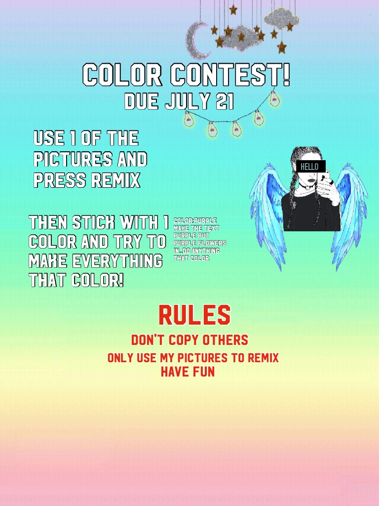 Color contest!! Due July 21