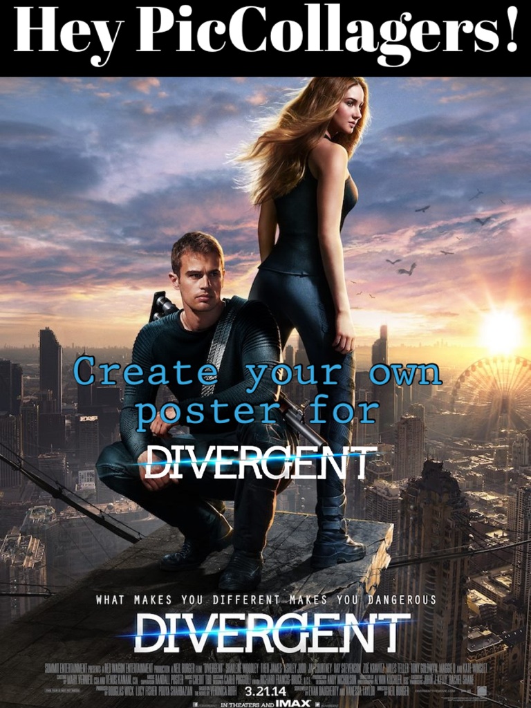 Create a poster for Divergent!