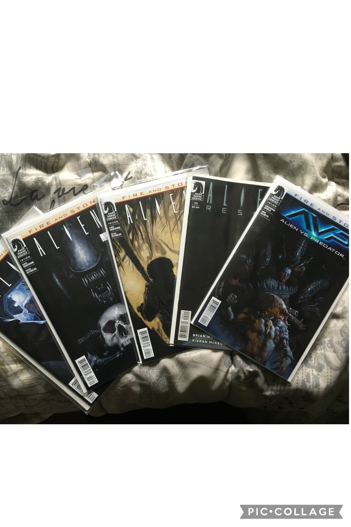 Went to the nerd store last week and got me self some Alien comics- 
Also bought a bunch of junk from Hyena Agenda so I’m super excited for that to come in 
