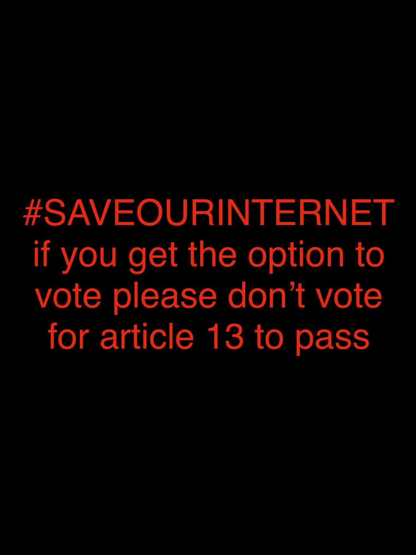 Save our internet 