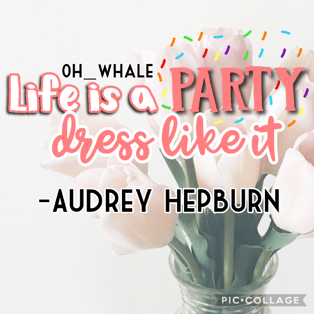 Life is a party...dress like it! 💗💗