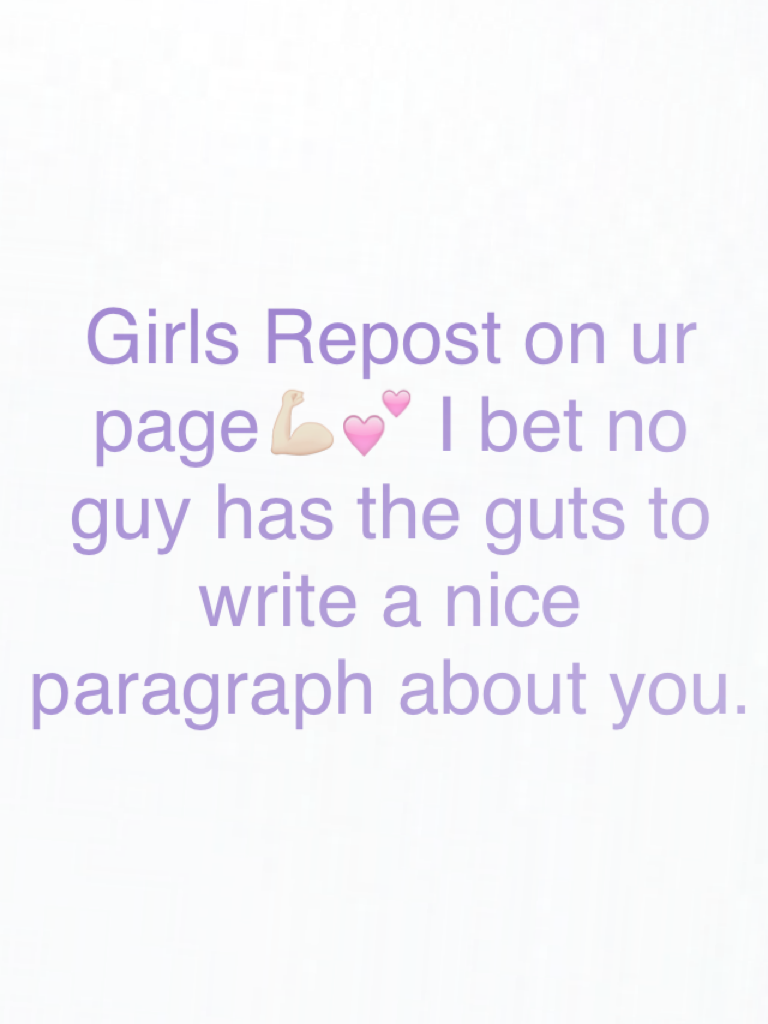 Girls repost