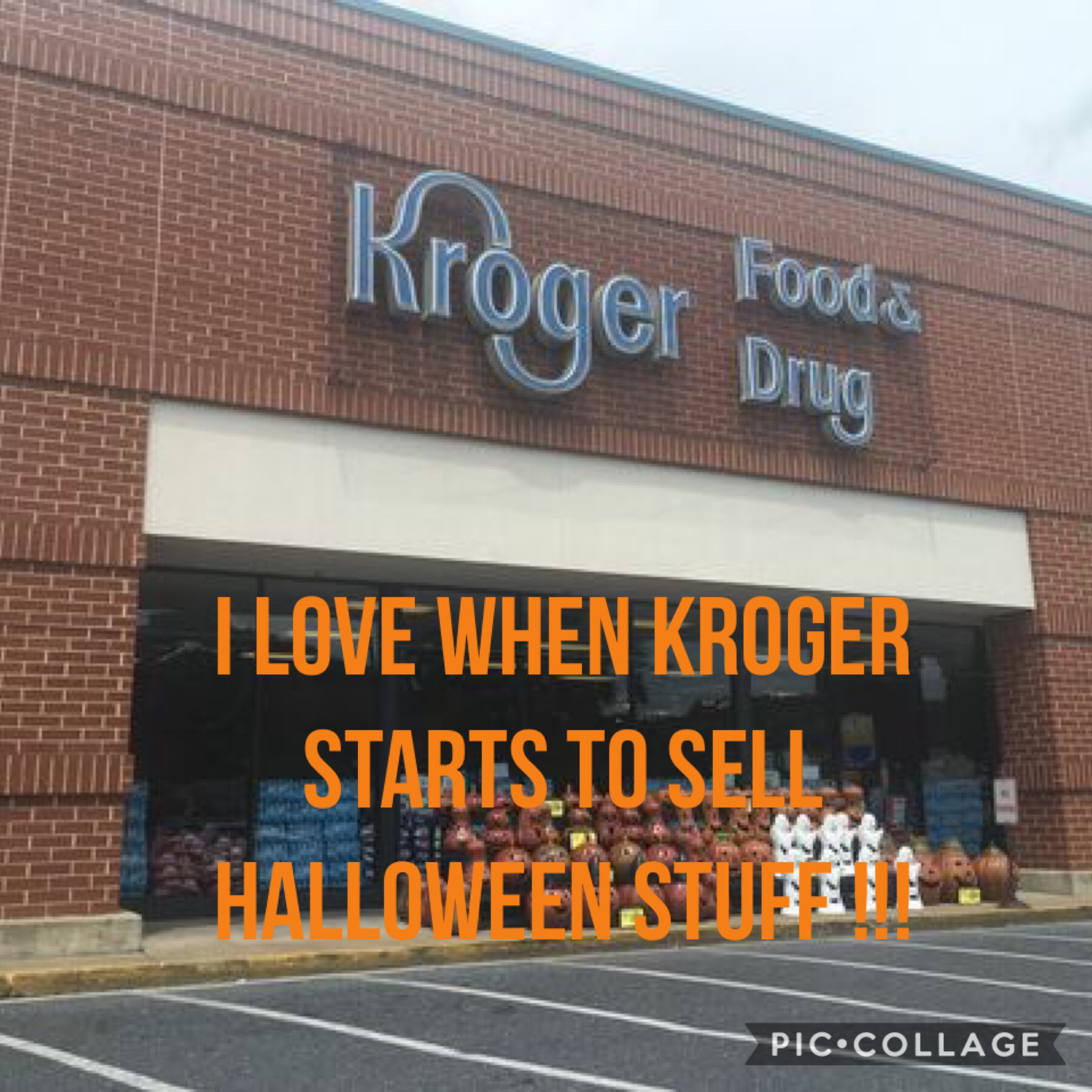 I love Kroger @ Halloween time 🎃