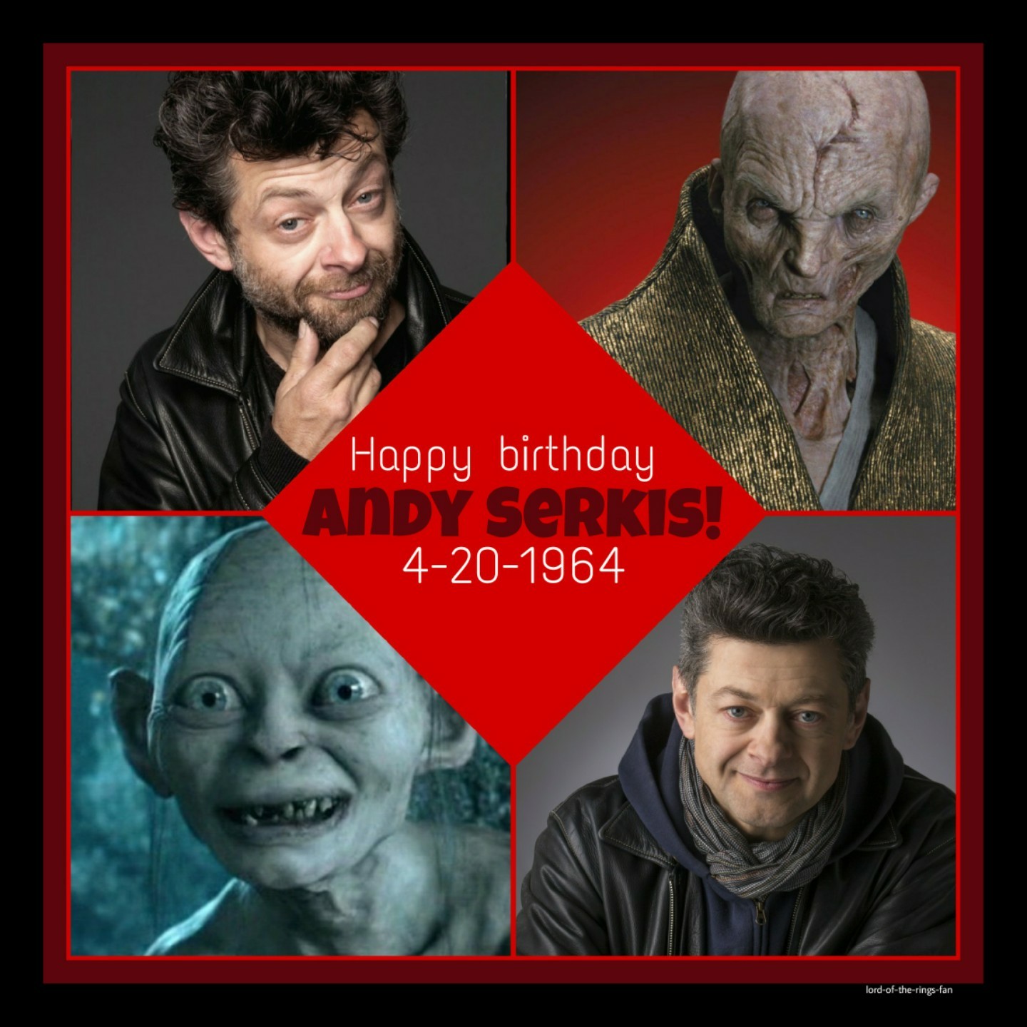 He is so awesome!
#gollum #star wars #lotr #hobbit #snoke #andy serkis