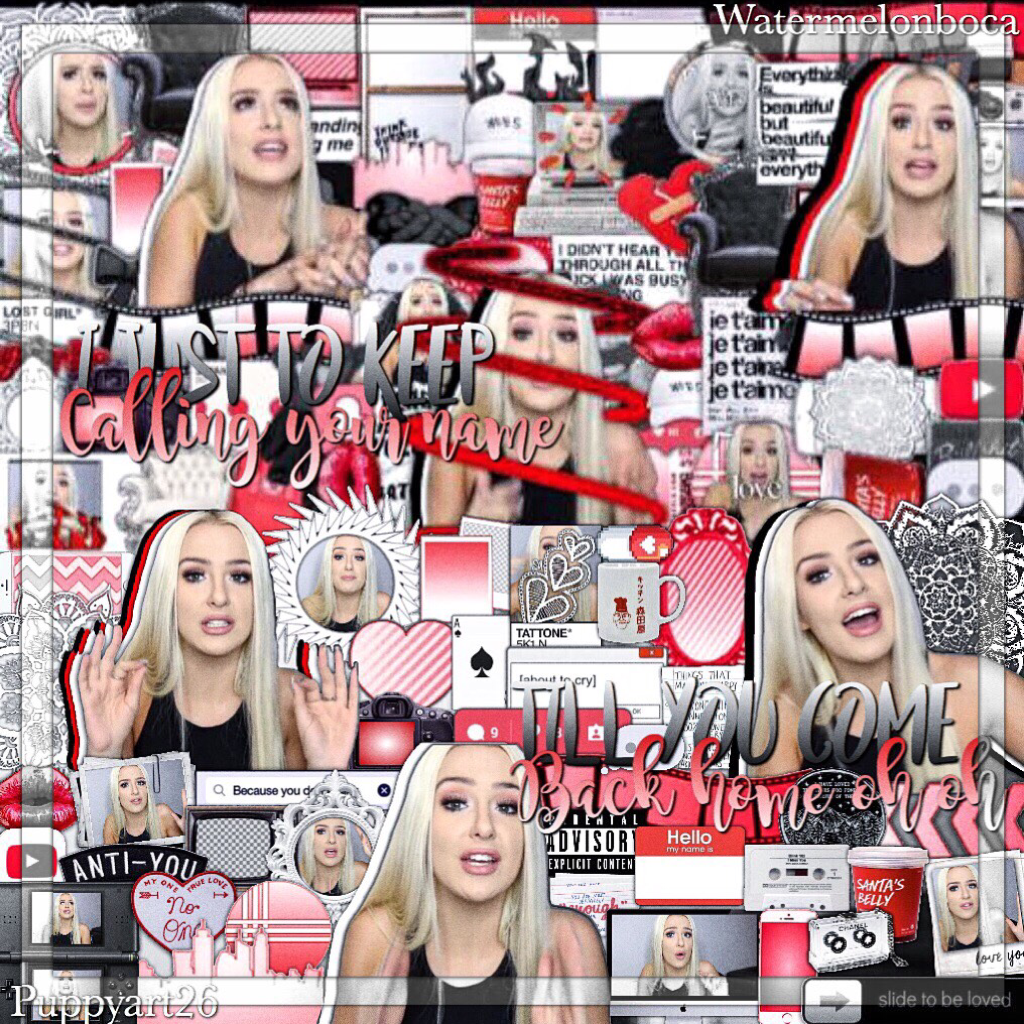Second collab with juju for the red theme ❤️❤️looks great sorry I couldn't get it done last night 😂😂