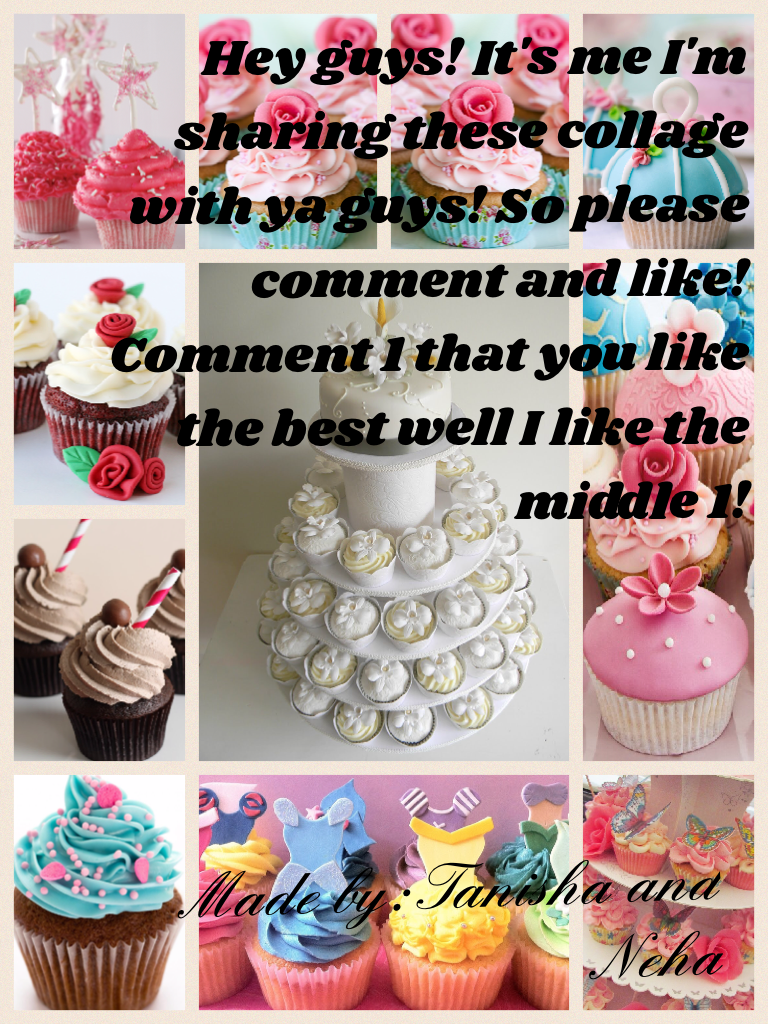 Hey guys! It's me I'm sharing these collage with ya guys! So please comment and like! Comment 1 that you like the best well I like the middle 1!
