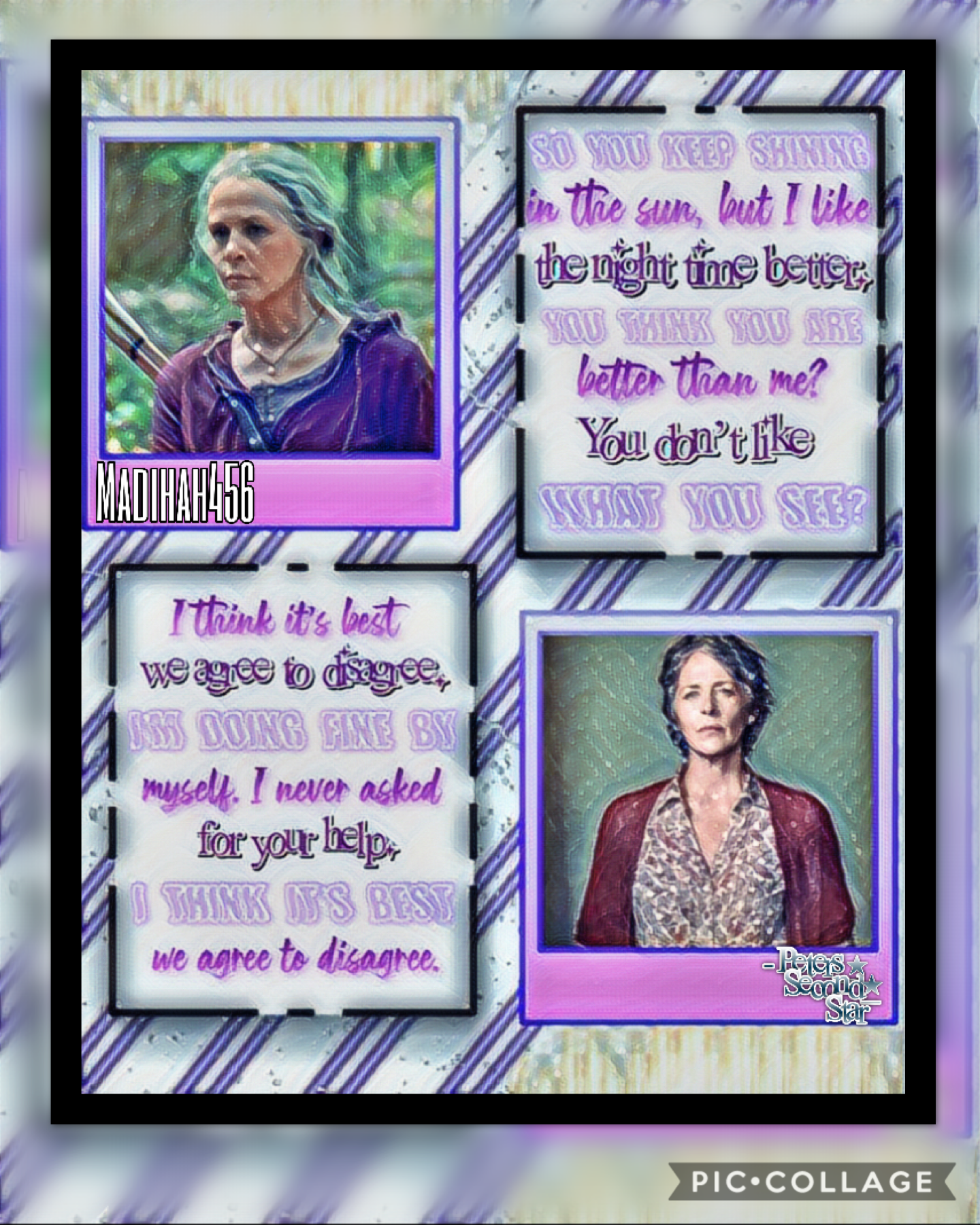 Tapp!!!

Good morning PC I'm here to post the finale edit of the walking dead theme with Carol Peletier 🙂💜!!!. Collab with Madihah456.

Rate/10❣️🤟🏻