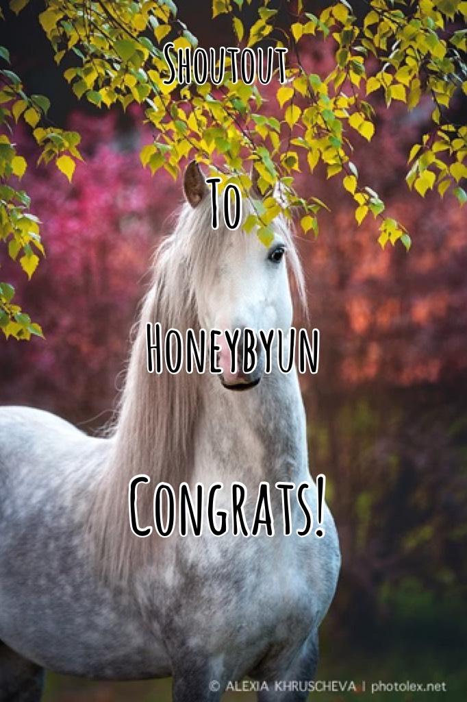 
Shoutout to Honeybyun! Congrats!! 