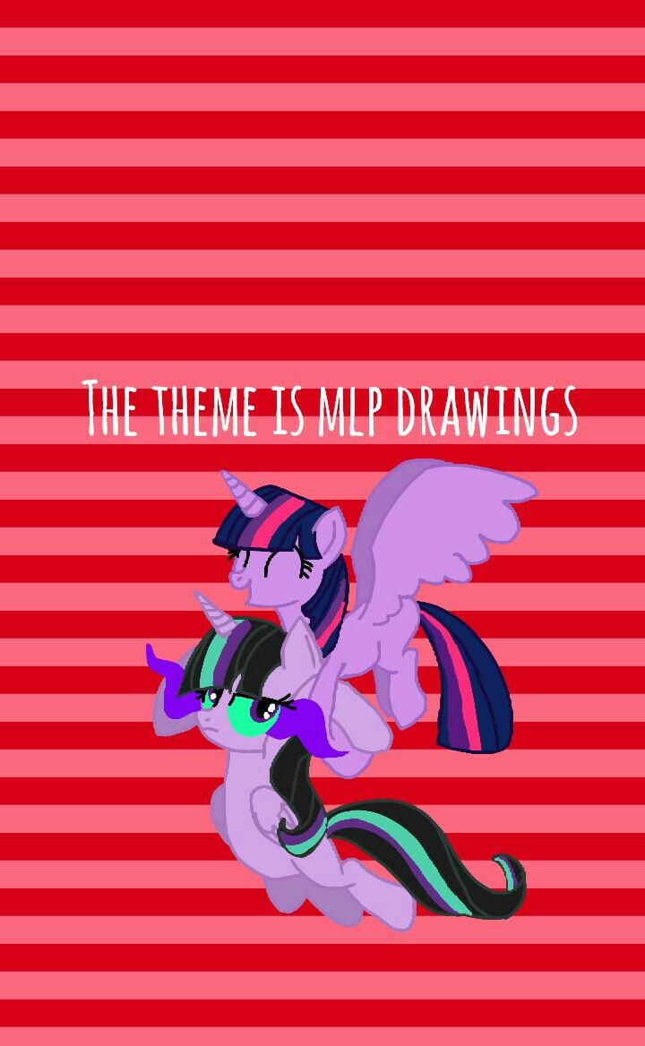 The theme is mlp drawings